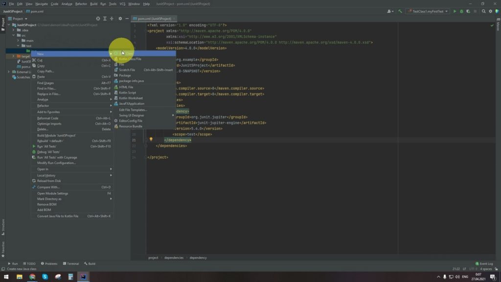How to Add Junit 5 (3)
